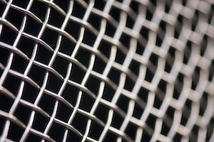 macro of mesh
